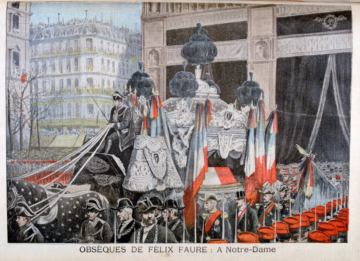 Presidentti Félix Fauren hautajaiset 23. helmikuuta 1899 tekijältä Henri Meyer