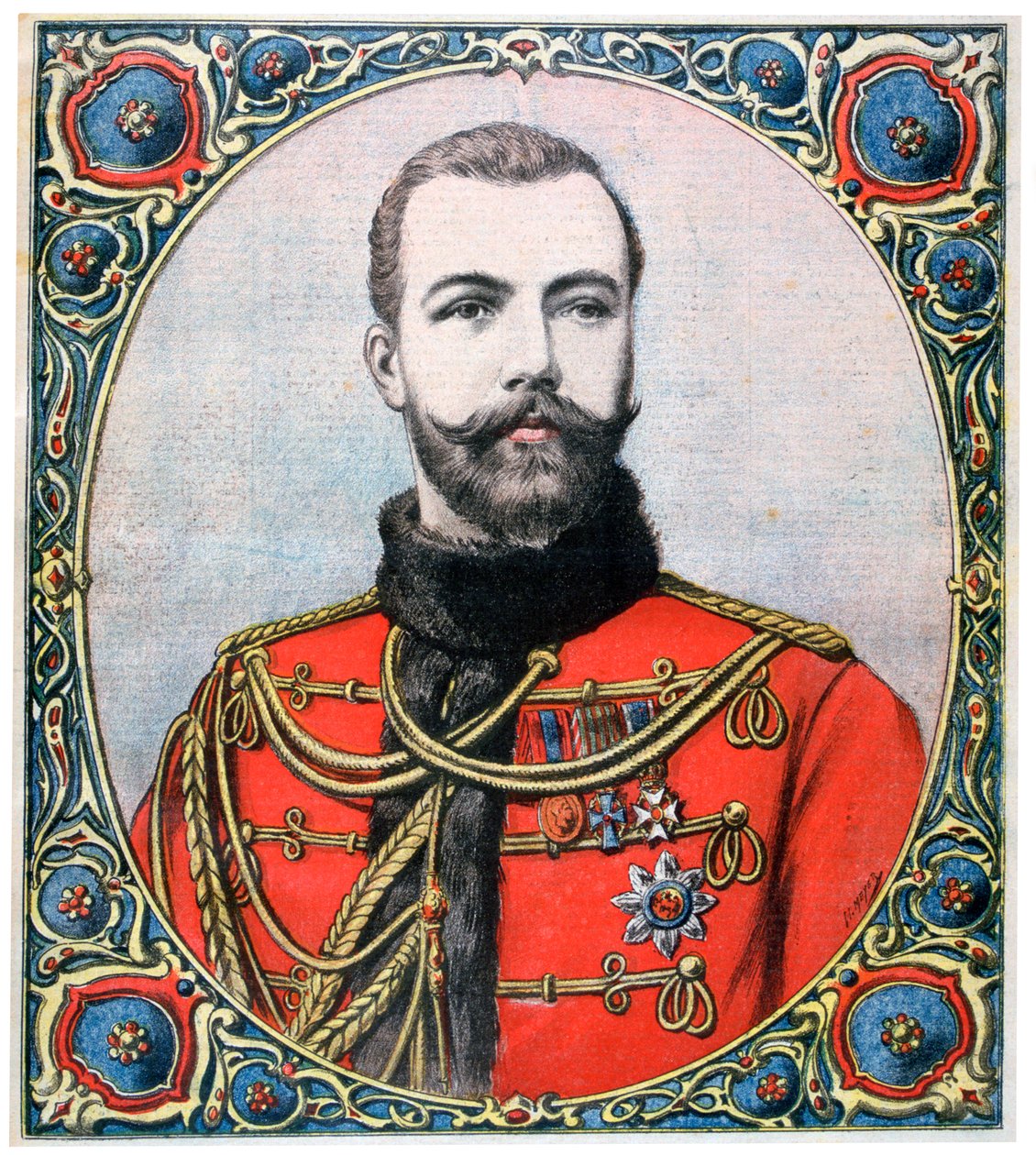 Venäjän tsaari Nikolai II, 1894 tekijältä Henri Meyer