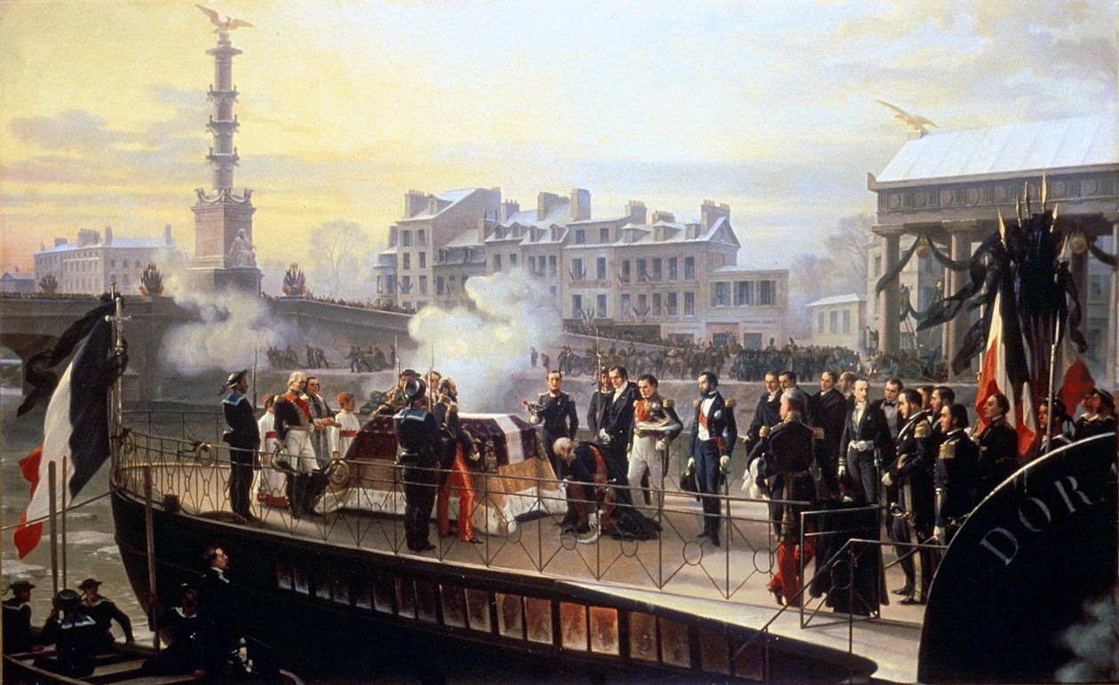 Napoleonin tuhkien palautus Courbevoiessa tekijältä Henri Philippoteaux