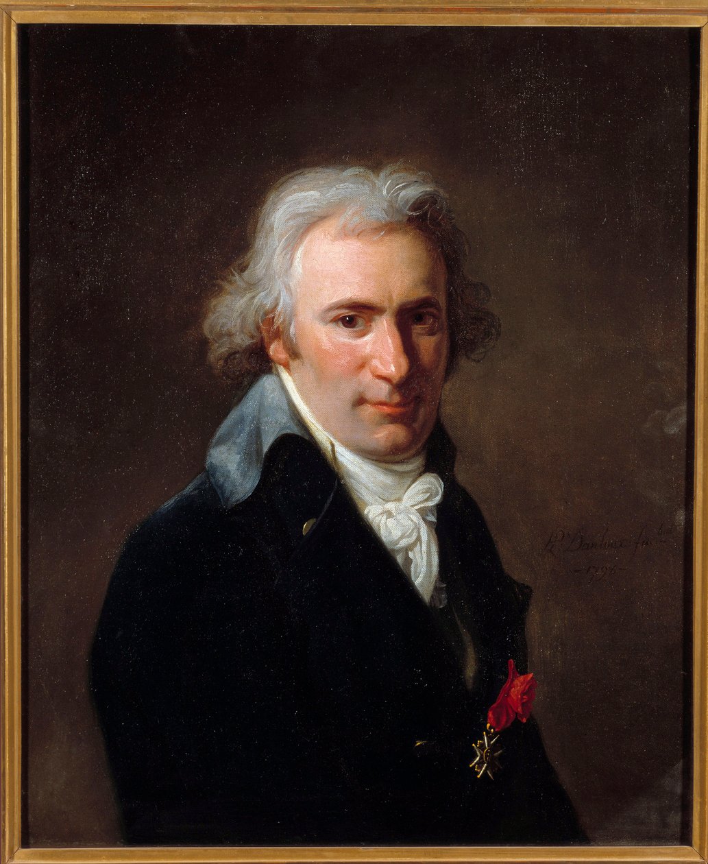 Muotokuva Jean Baptiste Canthaneystä dit Clerystä (1759-1809) Ludvig XVI:n palvelijasta temppelissä Henri Pierre Danloux
