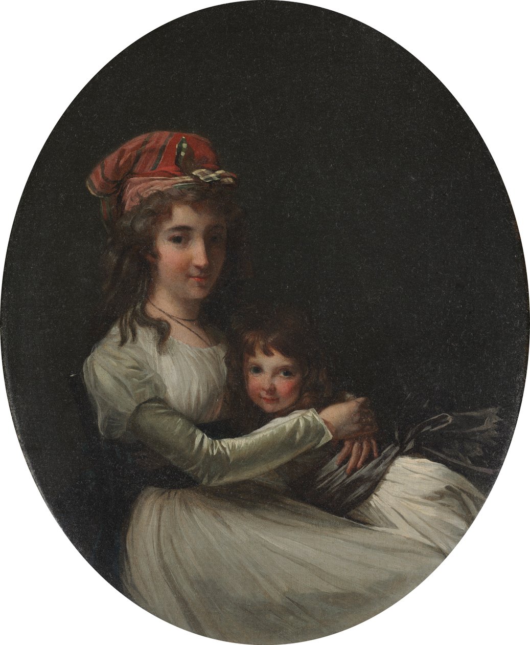 Muotokuva äidistä ja tyttärestä, n. 1794-95. tekijältä Henri Pierre Danloux