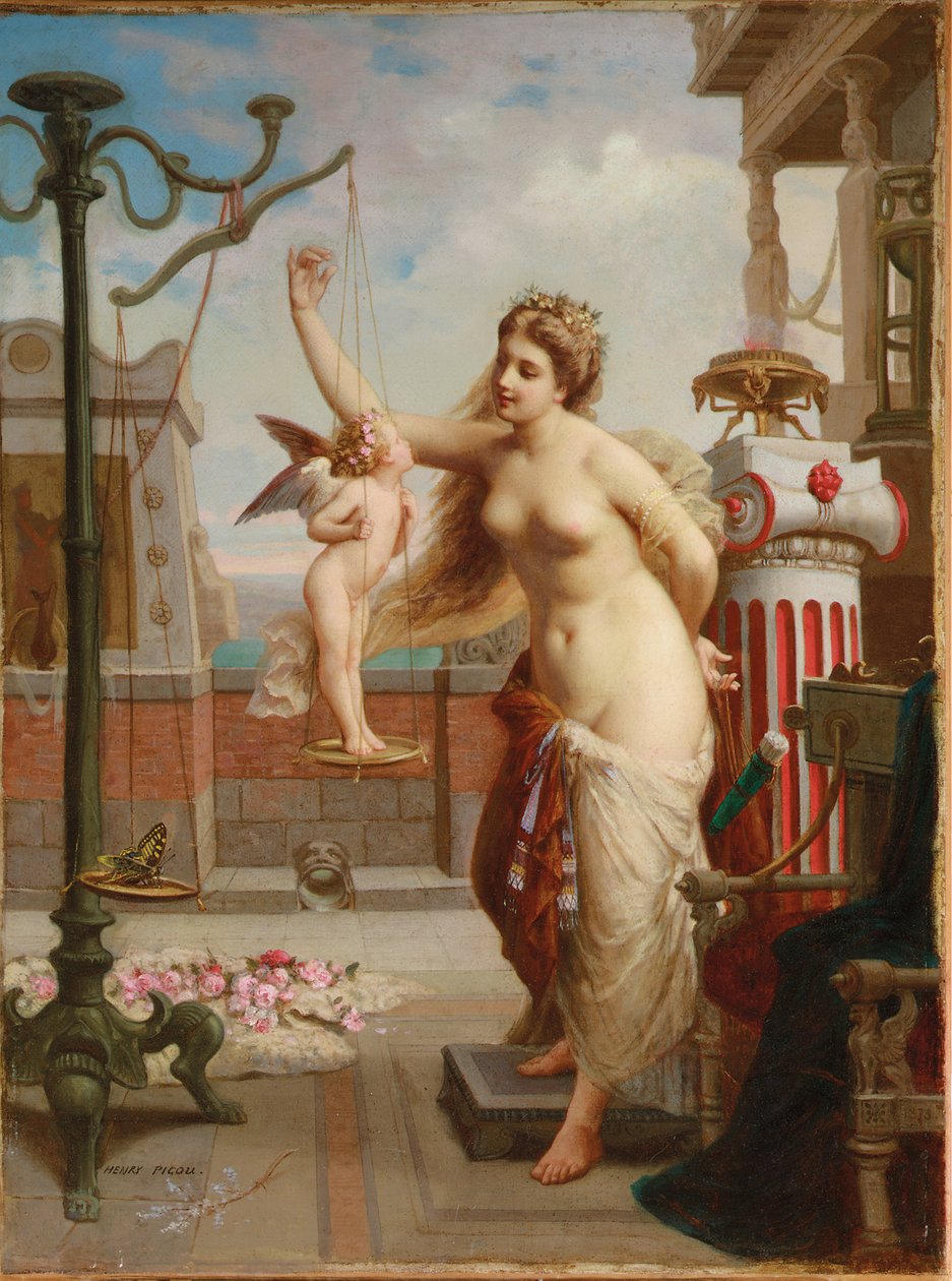 Punnitus Cupid tekijältä Henri Pierre Picou