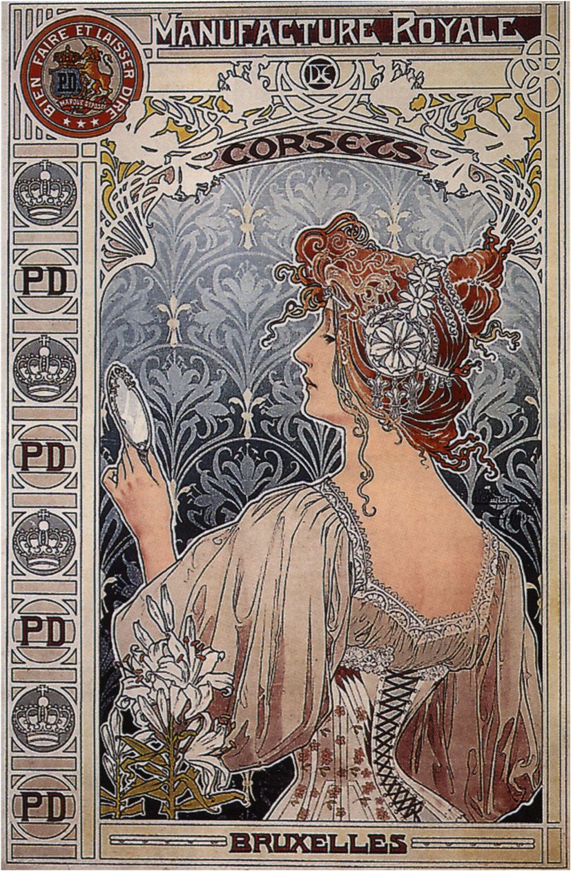 Manufacture Royale, 1897 tekijältä Henri Henri Antoine Théodore Livemont