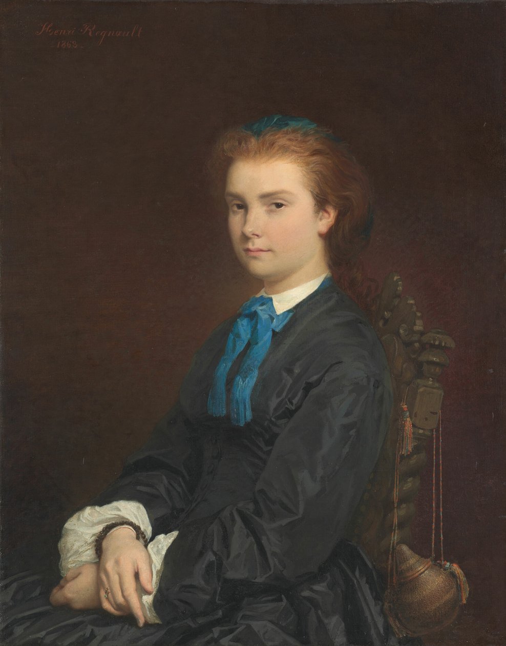 Nuoren naisen muotokuva tekijältä Henri Regnault