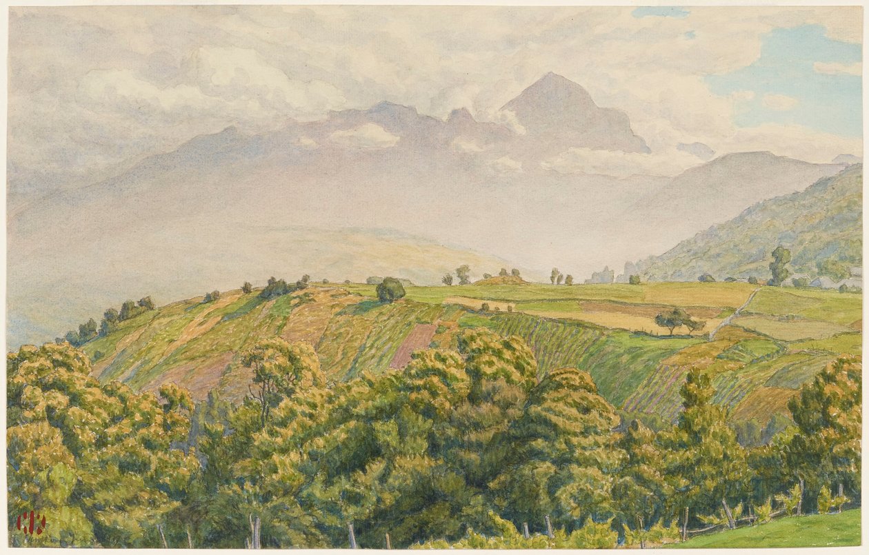 Nebliger Morgen auf dem Charvin tekijältä Henri Rivière