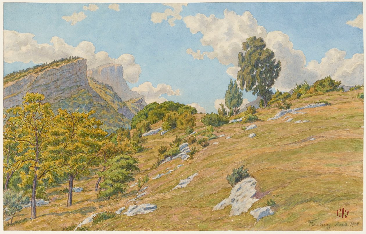 Plateaux de Barberaz tekijältä Henri Rivière
