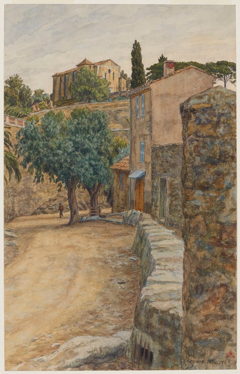 Straße in Bormes tekijältä Henri Rivière