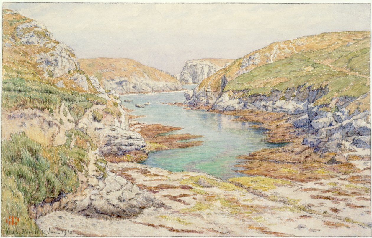 Sterhouen [Stêr-Ouen]. Belle-Isle-en-mer tekijältä Henri Rivière