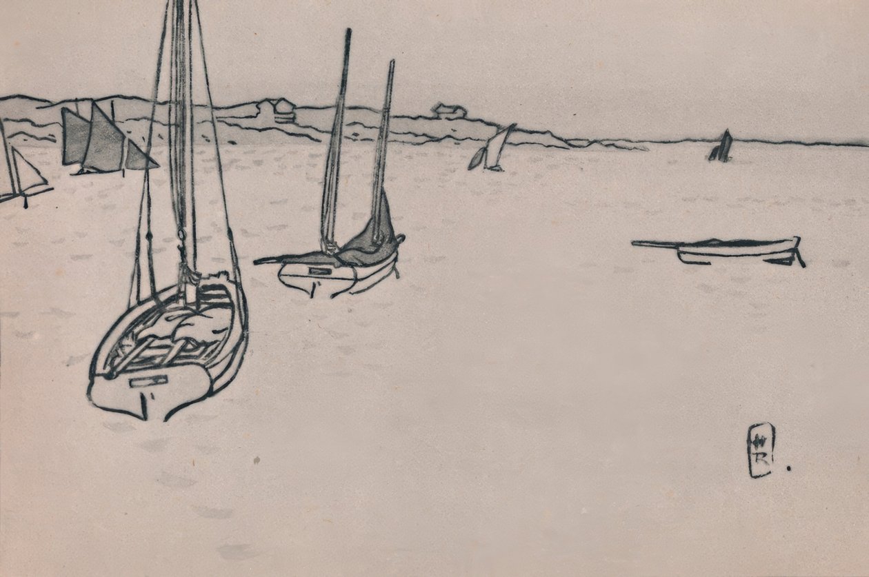 Breton maisema tekijältä Henri Rivière