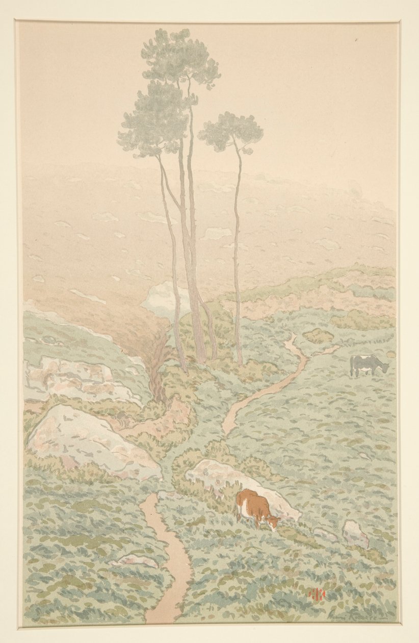 Morning Brunette, La Feerie des Heuresista tekijältä Henri Rivière