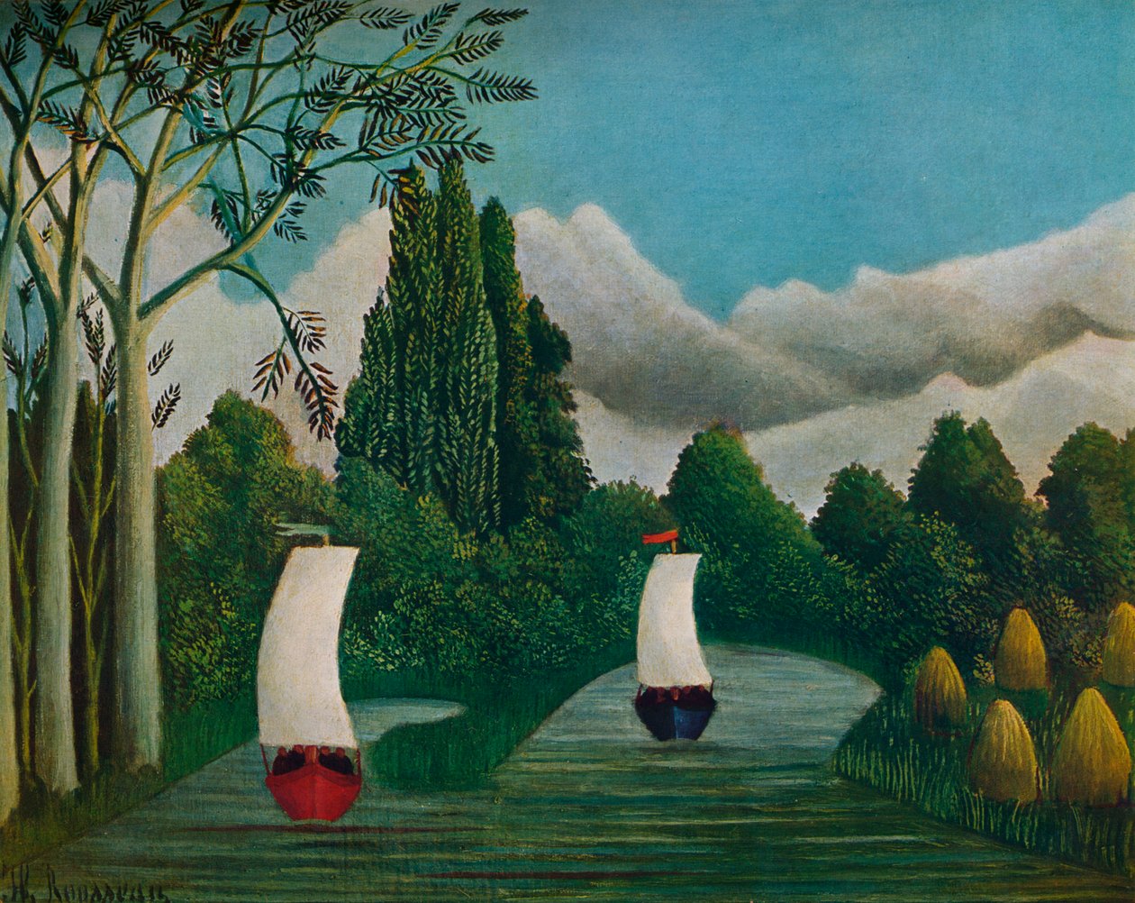 Banks of the Oise, 1905 tekijältä Henri Rousseau