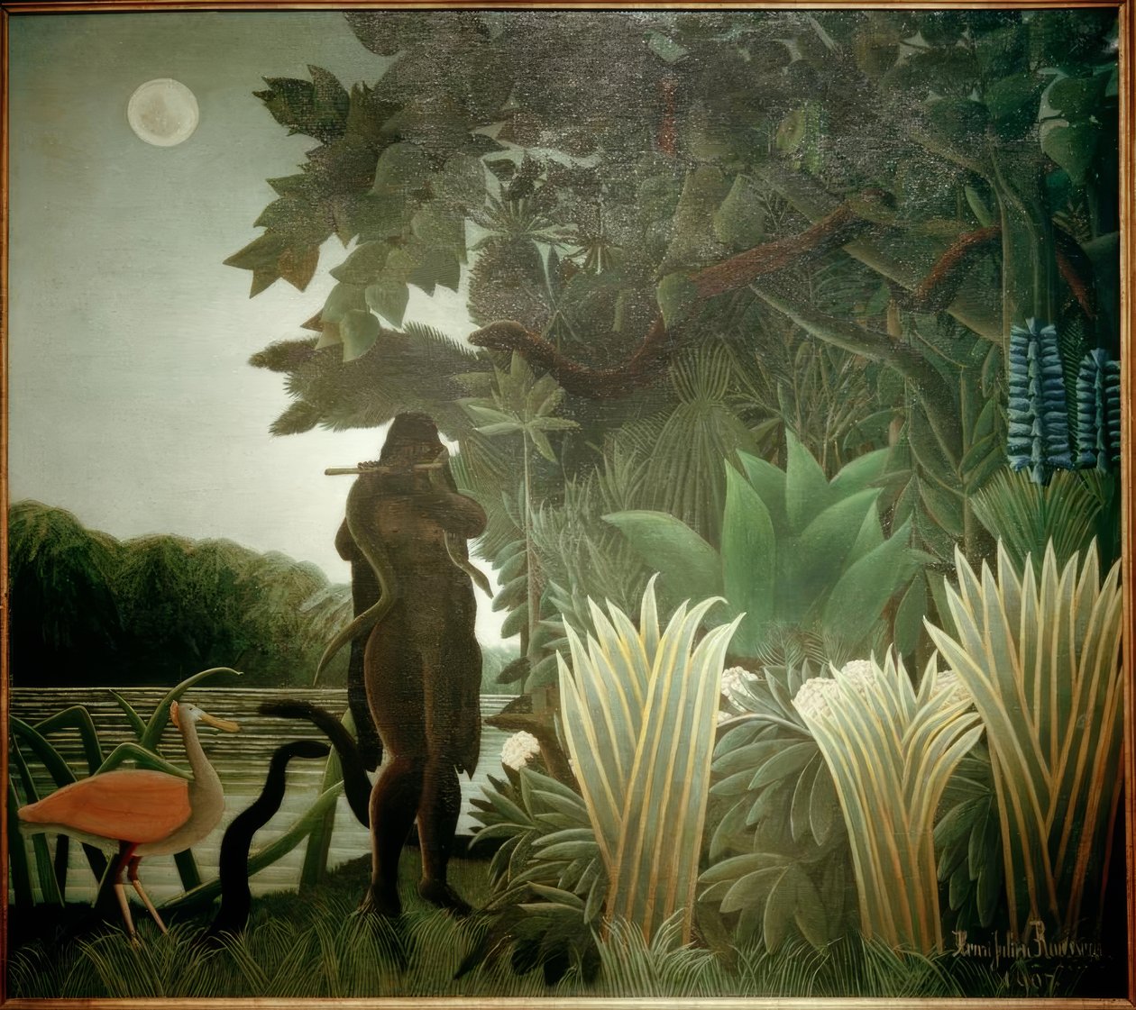 Käärmeen hurmuri tekijältä Henri Rousseau