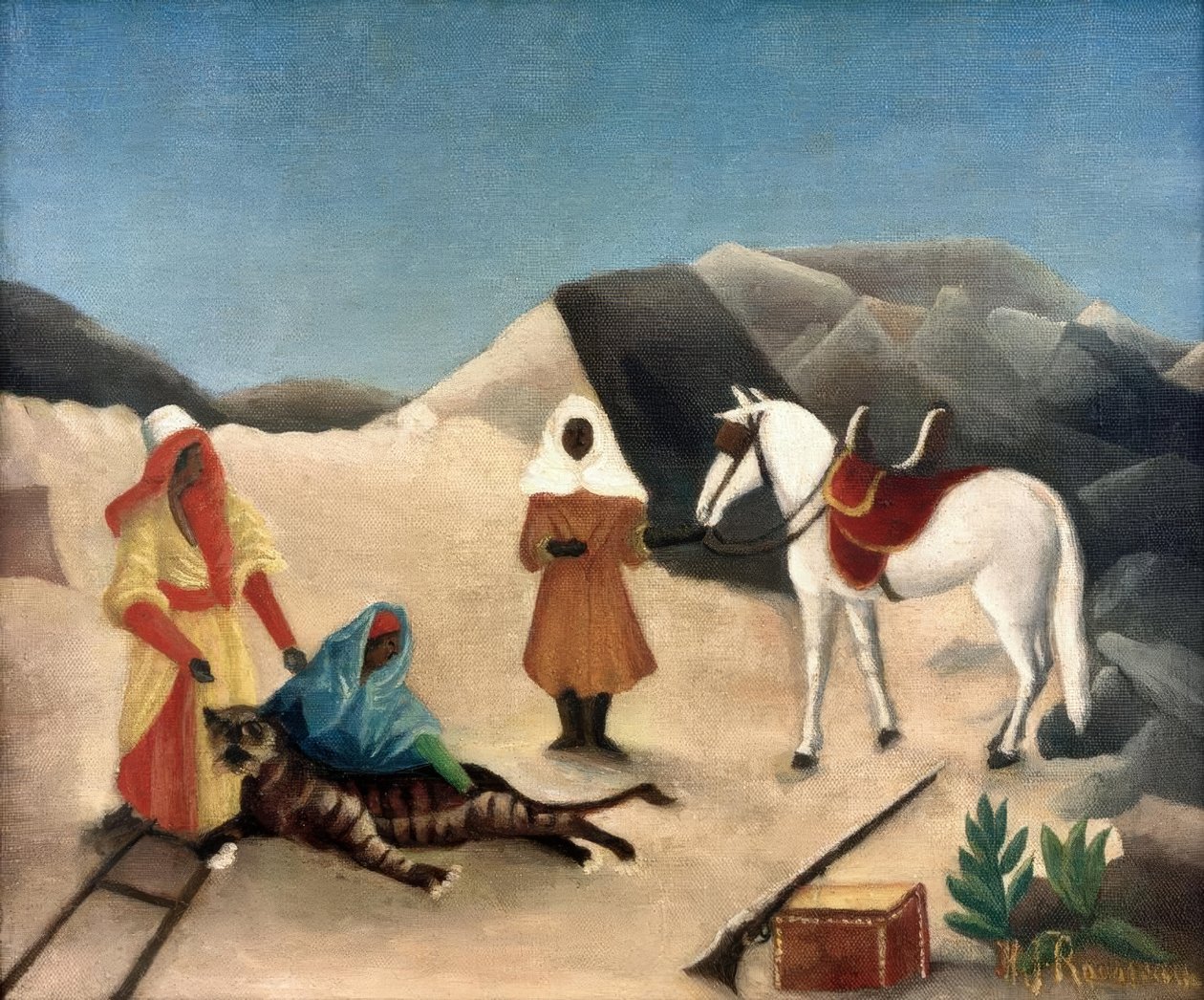 La Chasse au tigre tekijältä Henri Rousseau