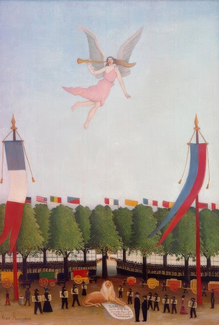 La Liberté kutsuu taiteilijoita osallistumaan 22. itsenäisten taiteilijoiden näyttelyyn tekijältä Henri Rousseau