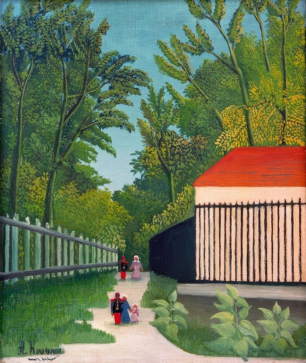 Promenade Parc Montsourisissa tekijältä Henri Rousseau