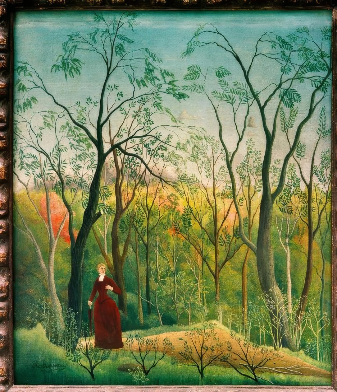 Kävely metsässä tekijältä Henri Rousseau