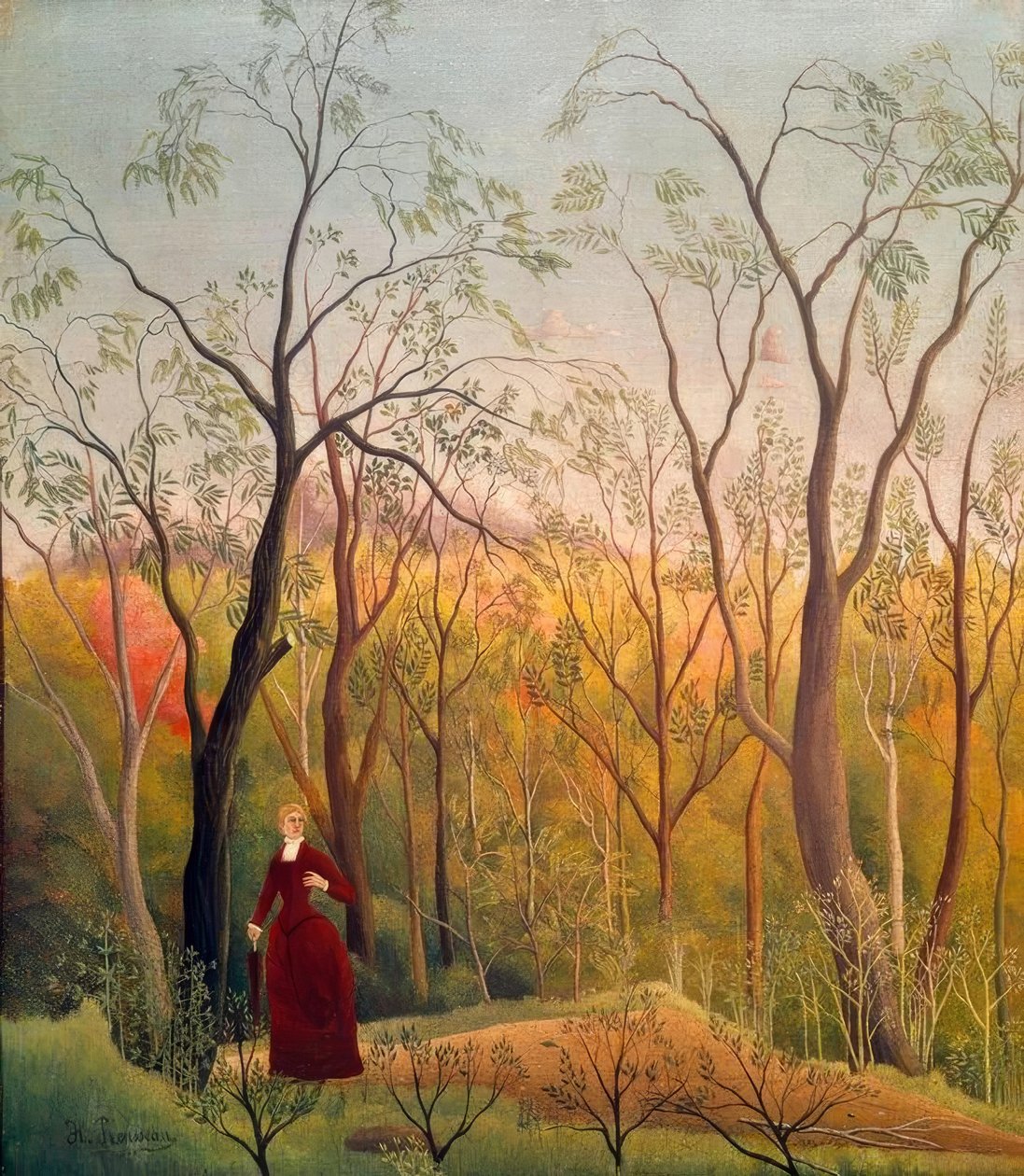 Kävely metsässä tekijältä Henri Rousseau