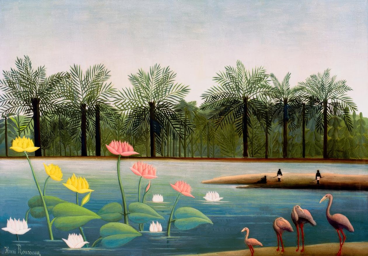 Flamingot tekijältä Henri Rousseau