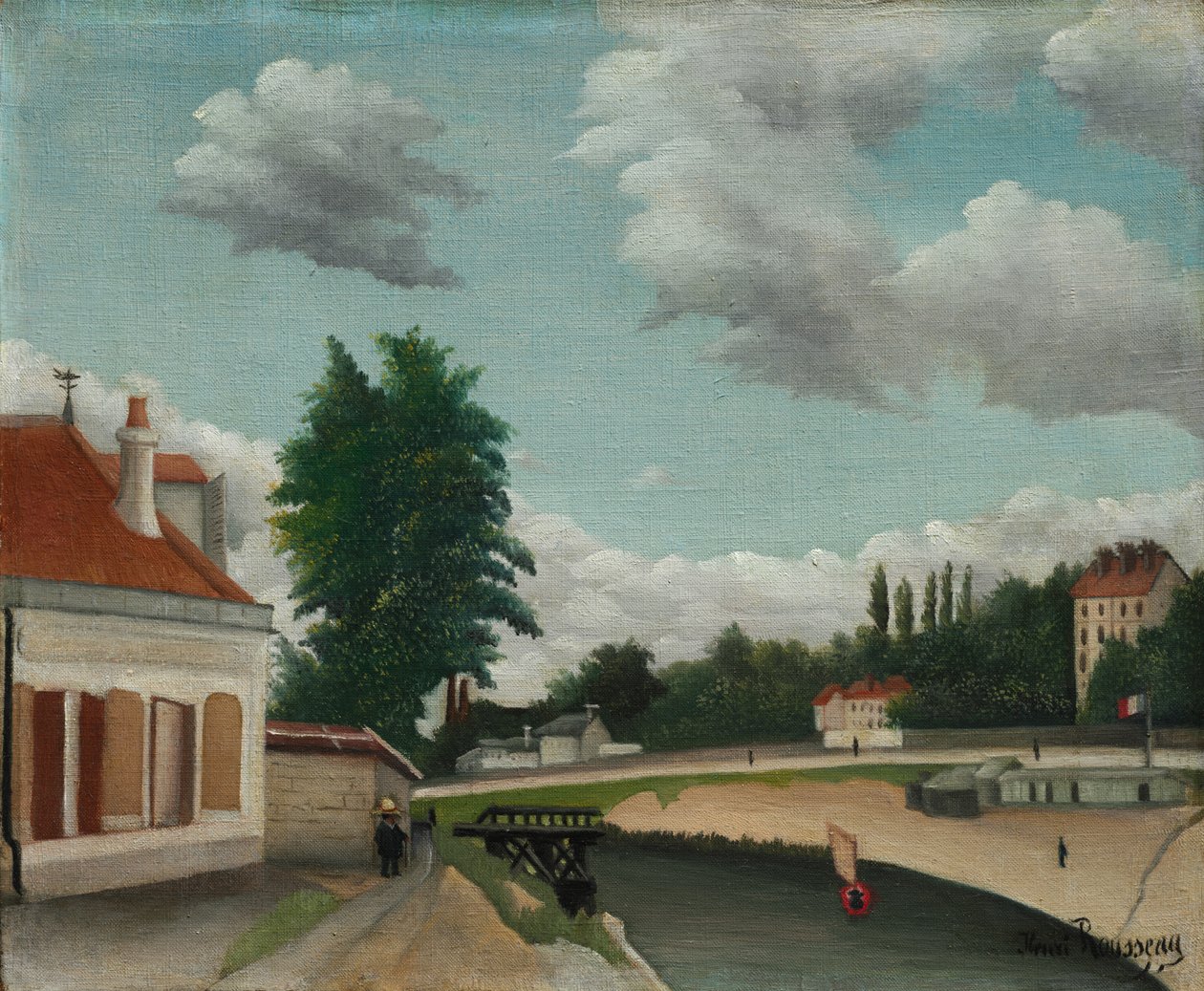 Pariisin laitamilla tekijältä Henri Rousseau