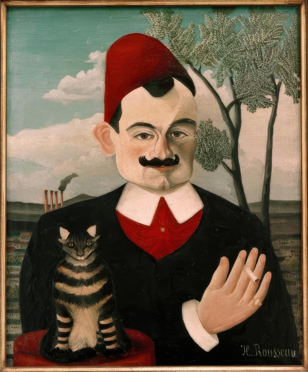 Monsieur X:n muotokuva (Pierre Loti) tekijältä Henri Rousseau