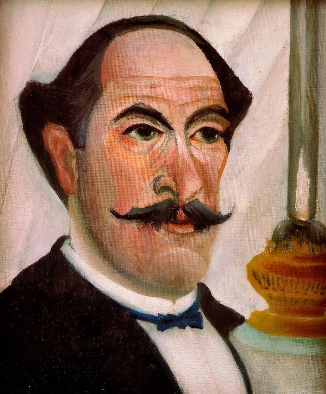 Portrait de l’artiste par luimême à la lampe tekijältä Henri Rousseau