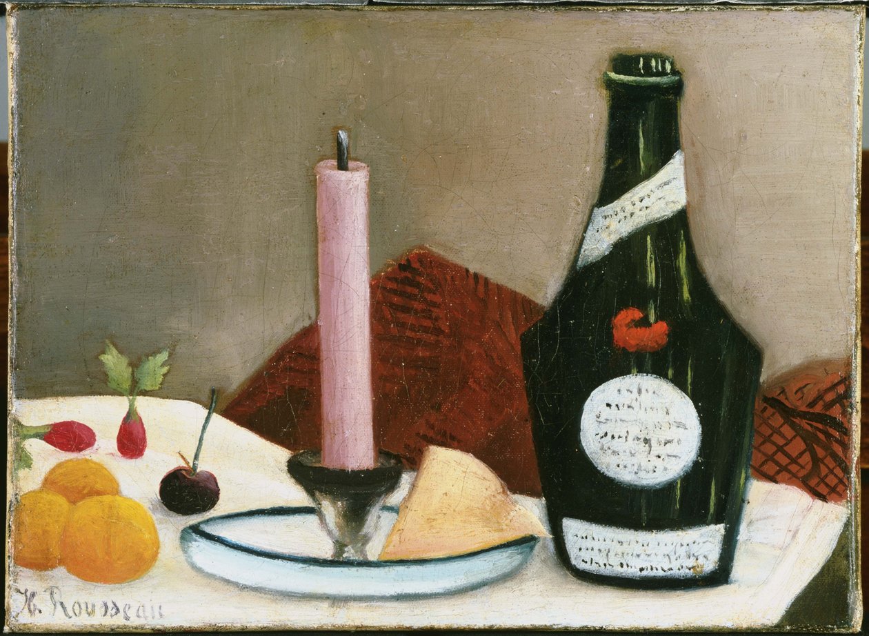 Vaaleanpunainen kynttilä tekijältä Henri Rousseau