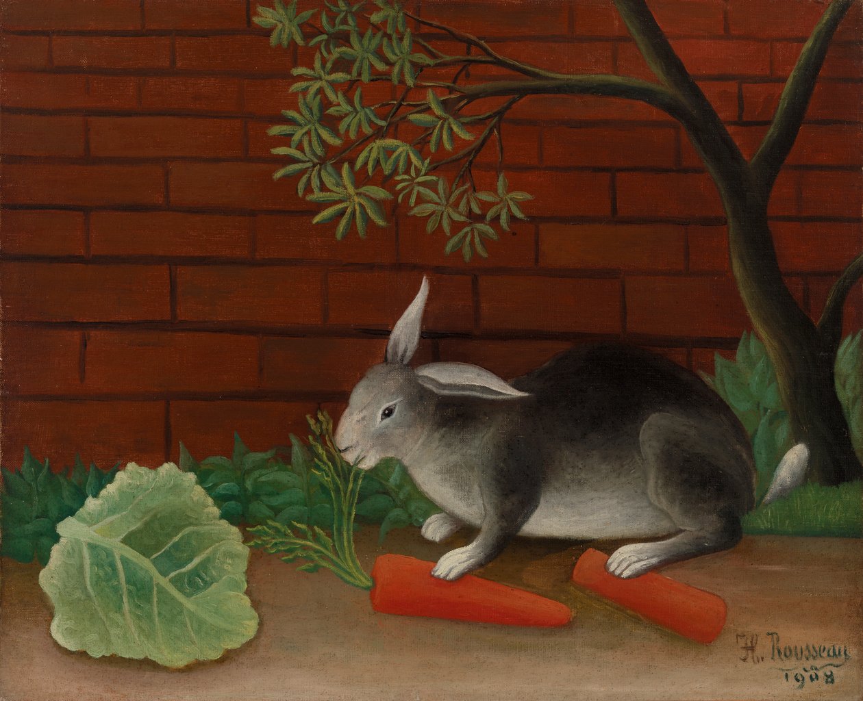 Kanin ateria tekijältä Henri Rousseau