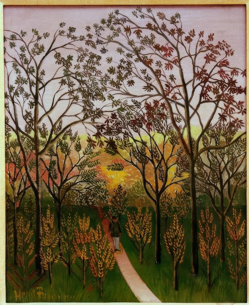 Bellevue-tasangon kulma tekijältä Henri Rousseau