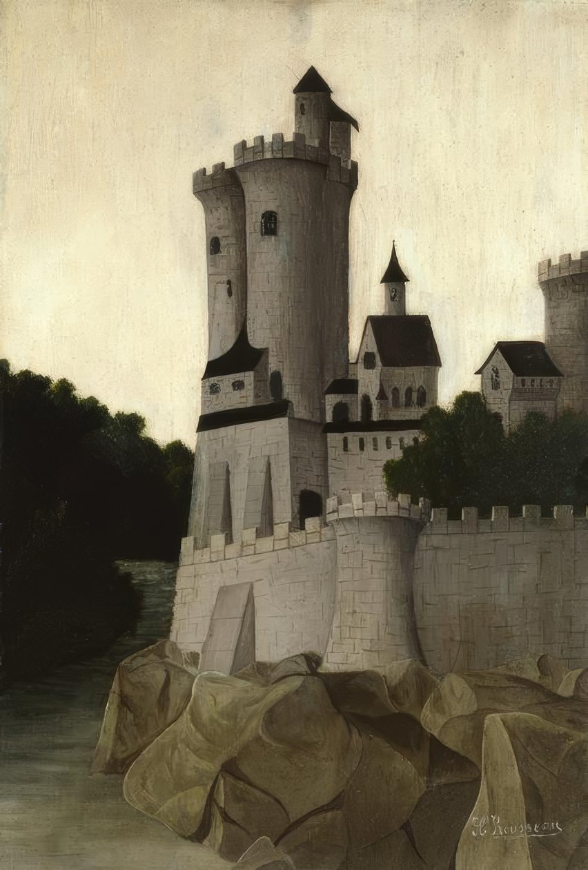 Une Citadelle tekijältä Henri Rousseau