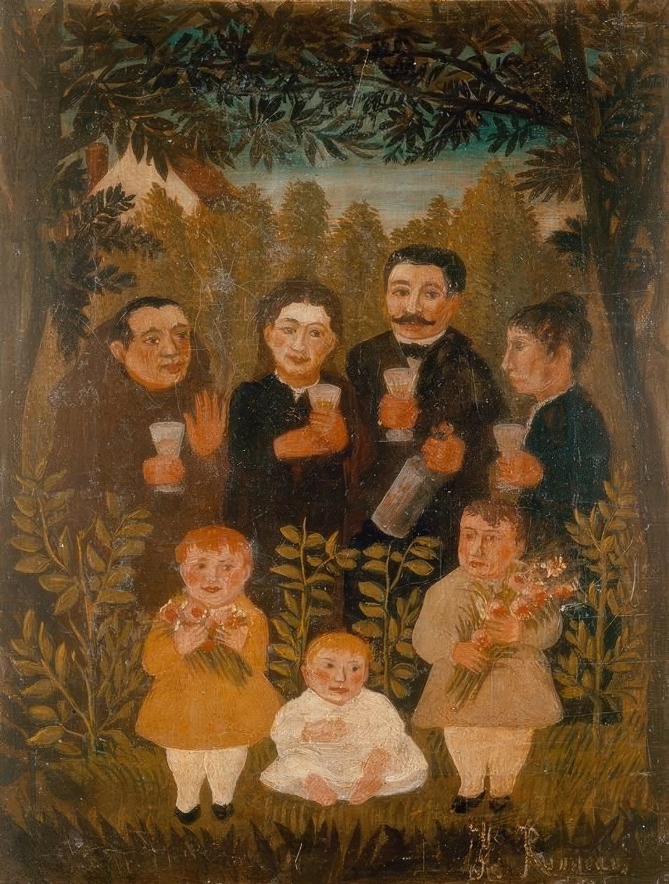 Yhtenäinen perhe tekijältä Henri Rousseau