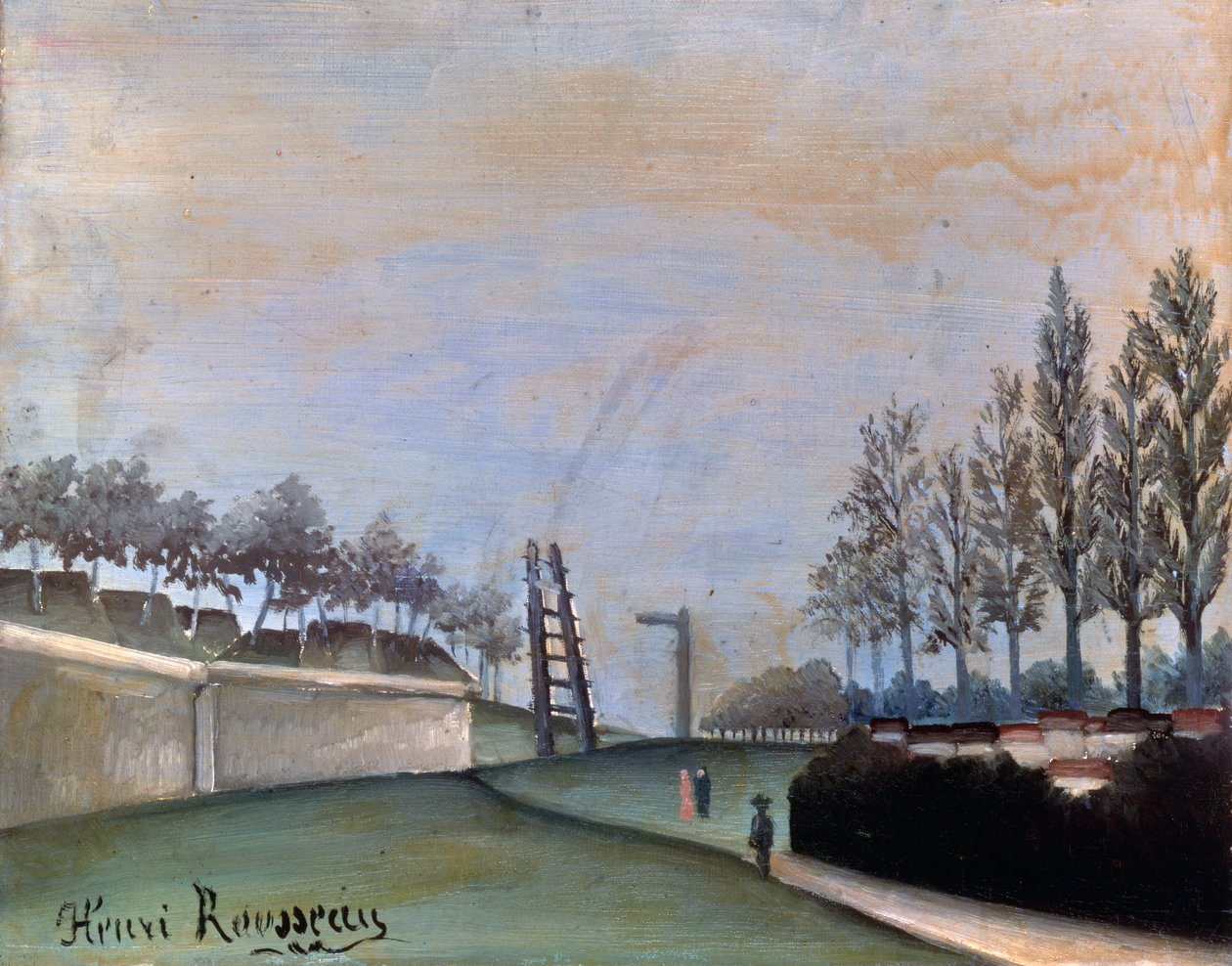 Näkymä Vanvesista, 1909. tekijältä Henri Rousseau