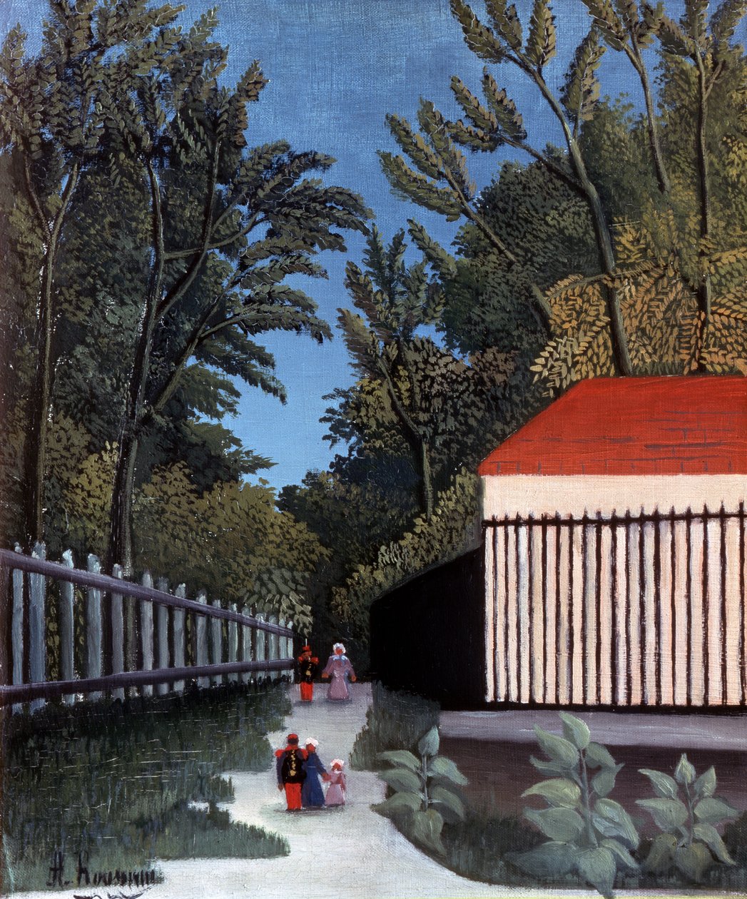 Näkymä Montsouris Parkiin, 1910 tekijältä Henri Rousseau