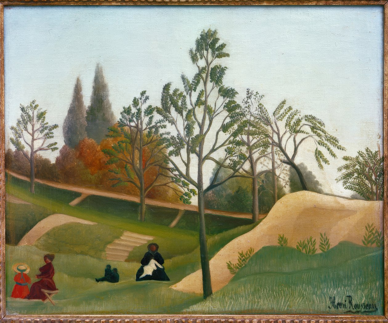 Näkymä linnoituksista tekijältä Henri Rousseau