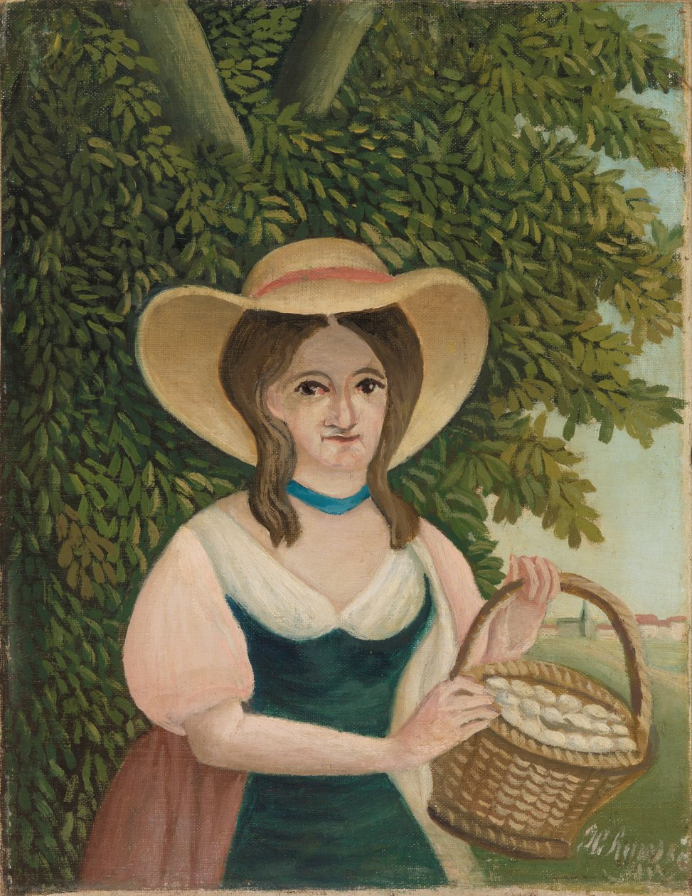 Nainen munakorin kanssa (La Femme au panier d