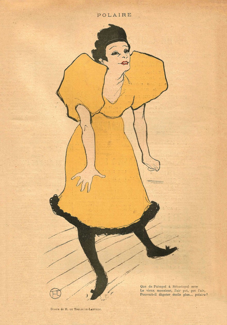 Polar, c. 1895. tekijältä Henri Toulouse Lautrec de