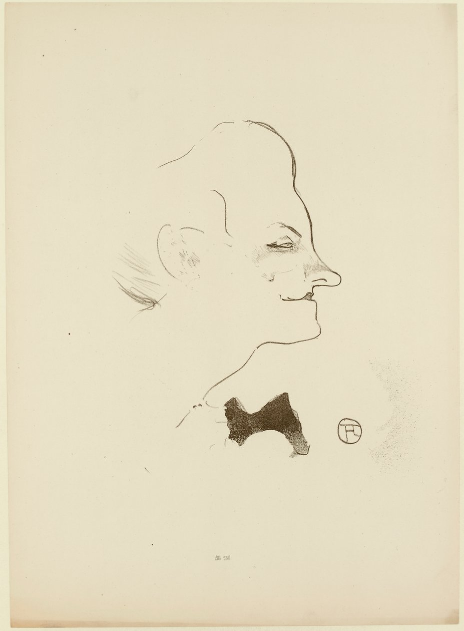 Yvette Guilbert, 1893. tekijältä Henri Toulouse Lautrec de