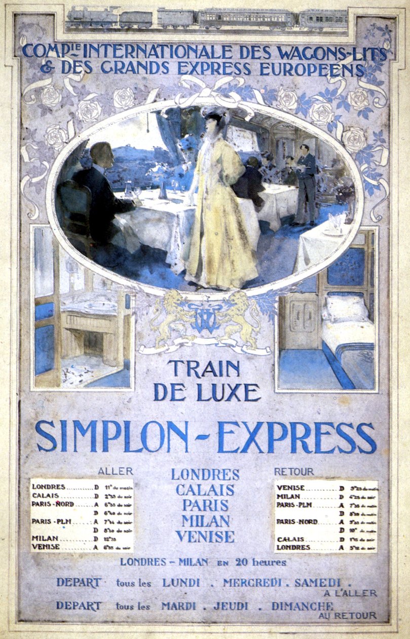 Simplon Express -luksusjuna tekijältä Henri Toussaint