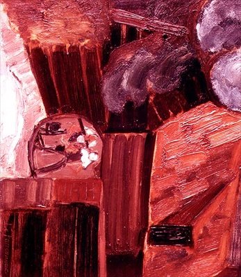 Hollantilainen maalaistalo hahmoineen Zeelandissa, n. 1915 tekijältä Henri Victor Gabriel Le Fauconnier