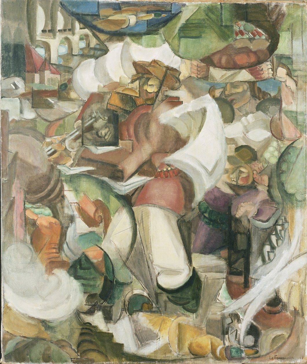 Metsästäjä tekijältä Henri Victor Gabriel Le Fauconnier