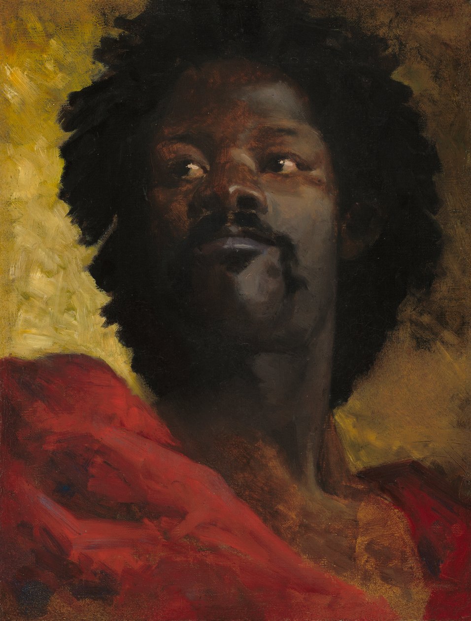 Abessinian päällikkö, n. 1870 tekijältä Henri Victor Regnault