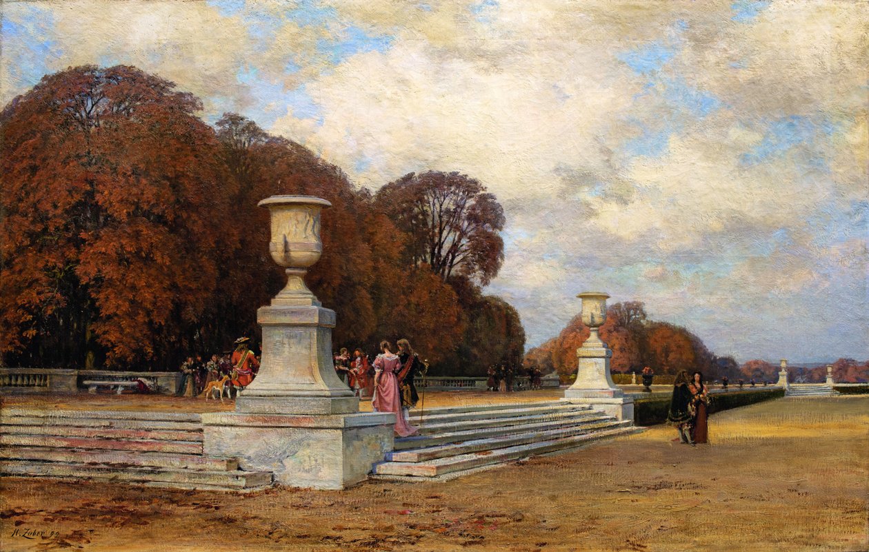 Vaaleanpunaiset marmoriportaat Versailles