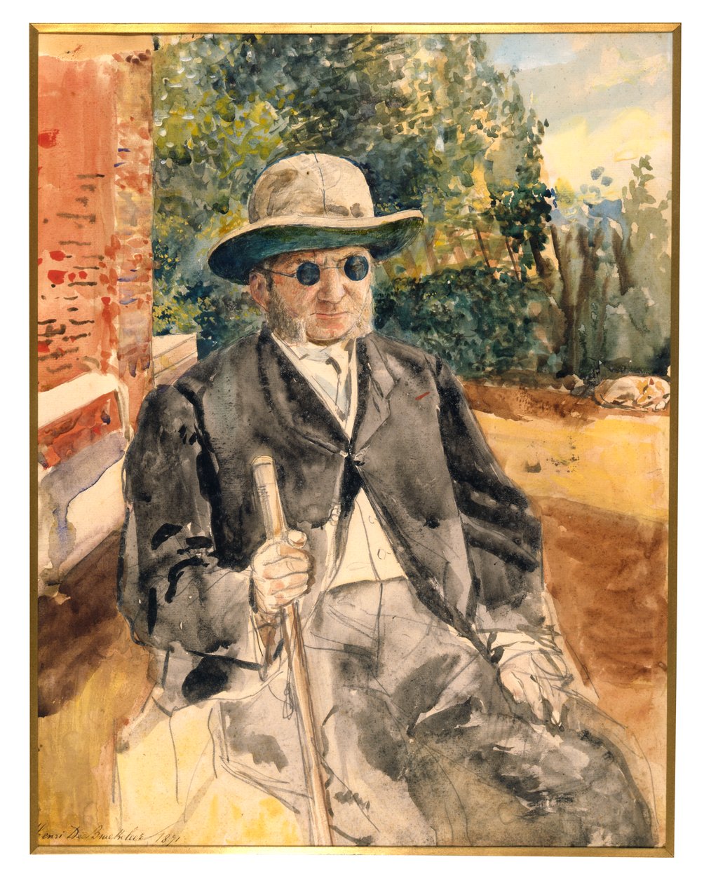 Gustave Couverts tekijältä Henri de Braekeleer