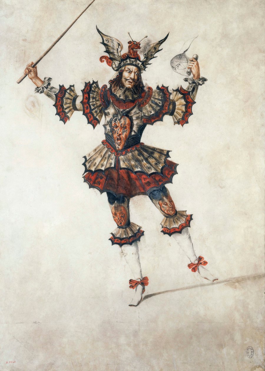 Taikurin balettiasu, n. 1654 (guassi) tekijältä Henri de Gissey
