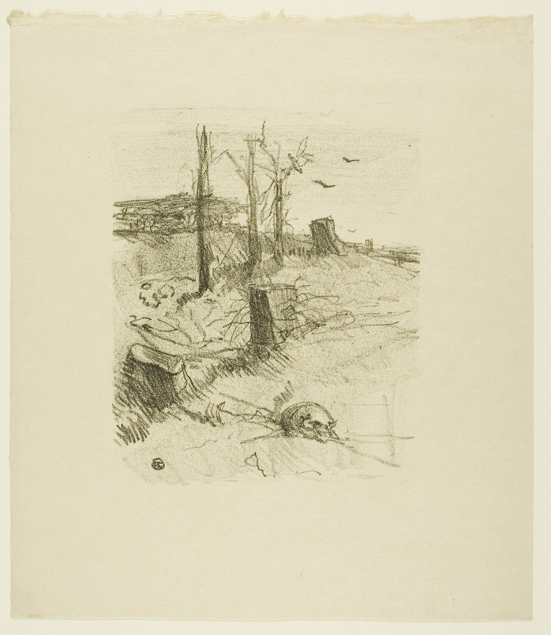 Hautausmaa Galiciassa, Au Pied du Sinaïsta tekijältä Henri de Toulouse-Lautrec