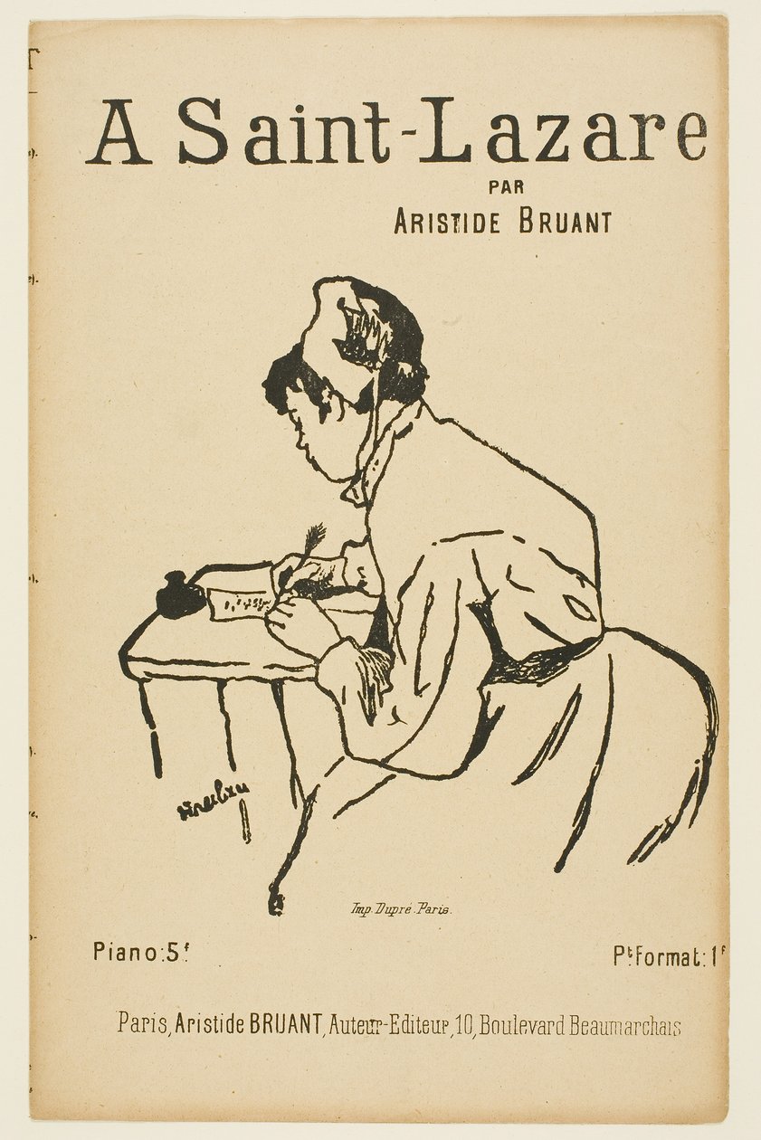 Saint Lazaressa tekijältä Henri de Toulouse-Lautrec
