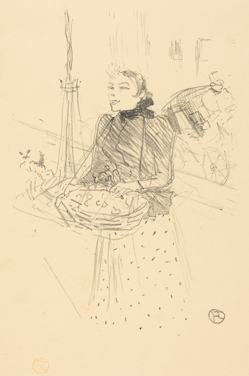 Ostakaa kauniita orvokkejani tekijältä Henri de Toulouse-Lautrec