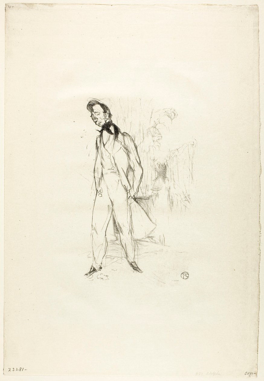 Adolphe eli nuori surullinen mies tekijältä Henri de Toulouse-Lautrec