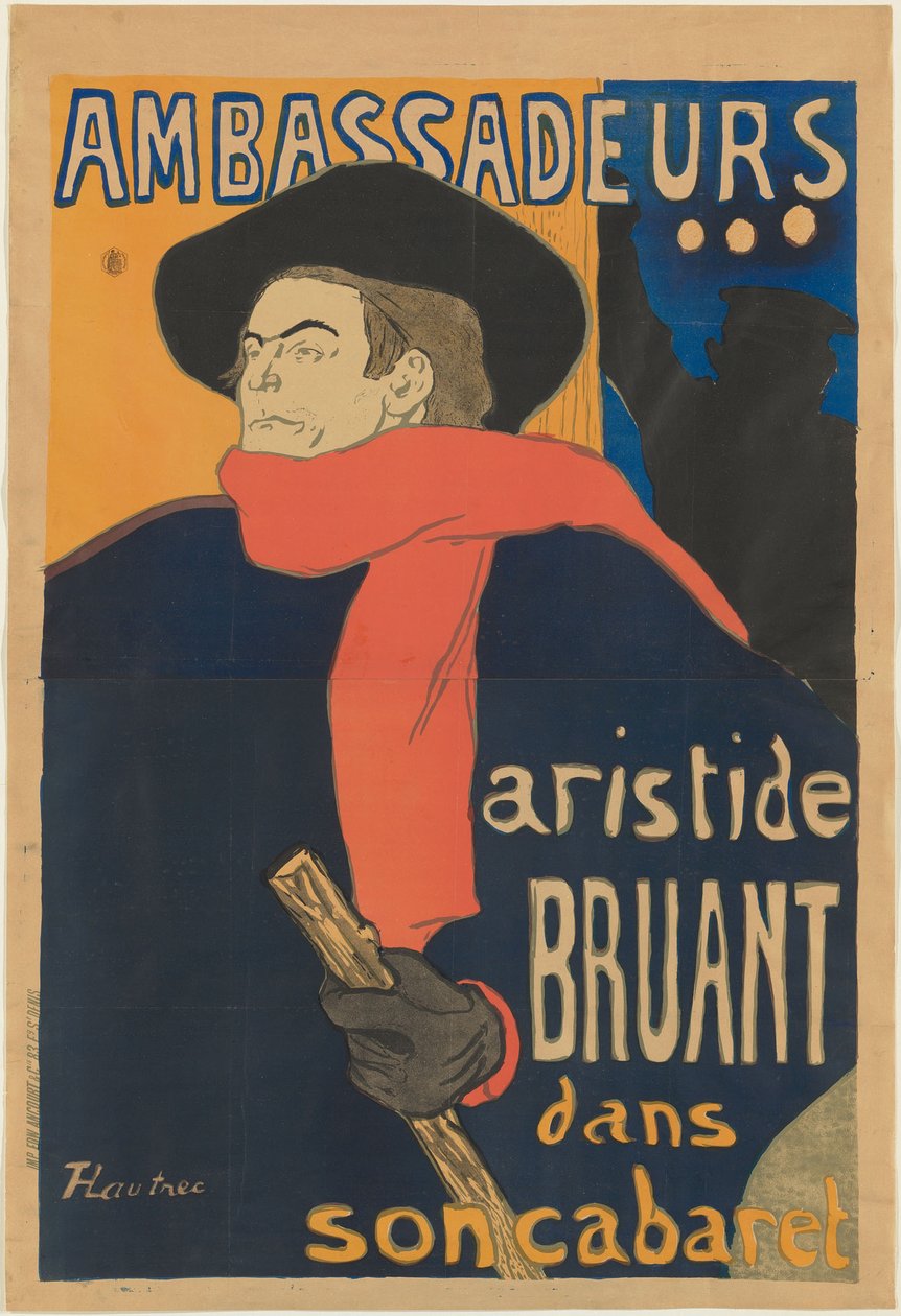 Suurlähettiläät: Aristide Bruant tekijältä Henri de Toulouse-Lautrec