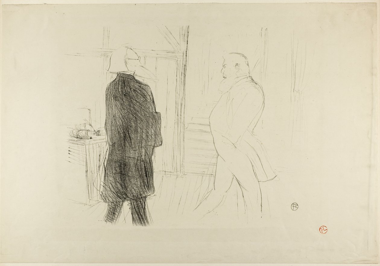 Antoine ja Gémier elokuvassa Konkurssi tekijältä Henri de Toulouse-Lautrec