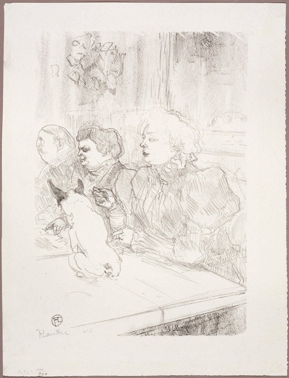 La Sourisissa, Madame Palmyre tekijältä Henri de Toulouse-Lautrec